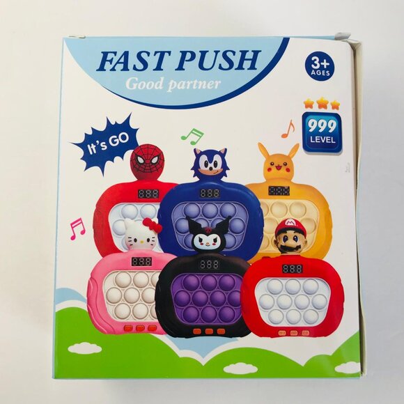 Quick Push Game Popping Fidget Kids Toys with LED Screen - Mario - Picture 6 of 6